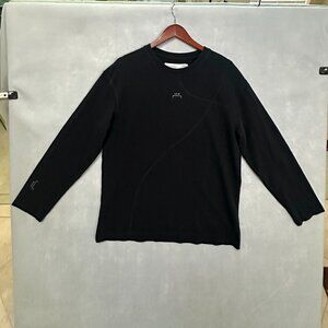 A Cold Wall ACW Shirt Mens Large Black Long Sleeve Logo Streetwear